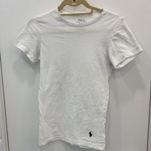 Women’s Polo Ralph Lauren Slim Fit White T-Shirt Sz XS